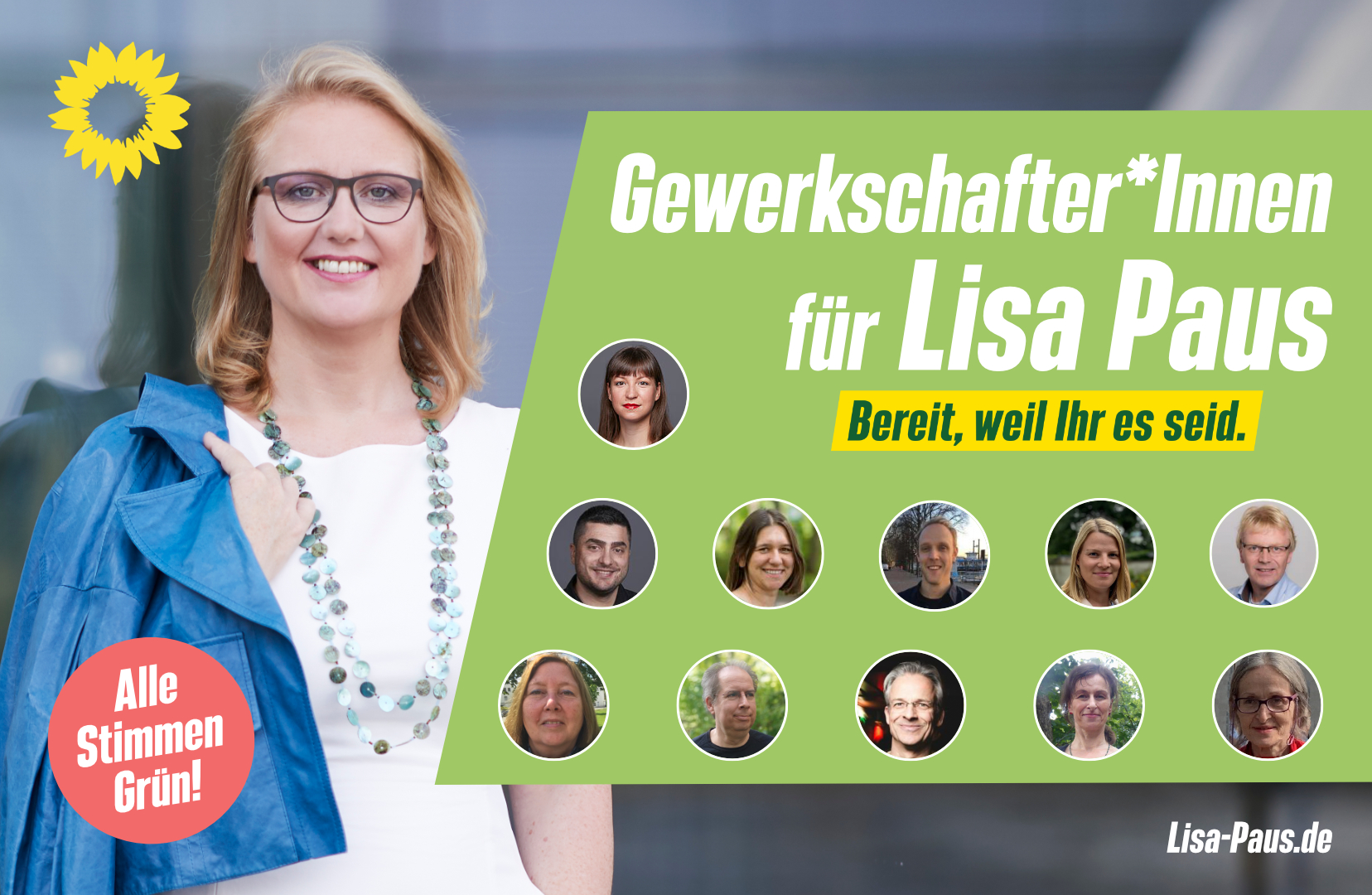 Wahlaufruf Von Gewerkschafter Innen Erststimme Lisa Paus