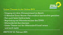 Grüne Themen in der BVV am 18.2.2021