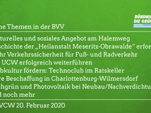 Grüne Themen in der BVV am 20.02.2020
