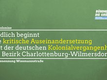 Kritische Auseinandersetzung mit der deutschen Kolonialvergangenheit im Bezirk Charlottenburg-Wilmersdorf